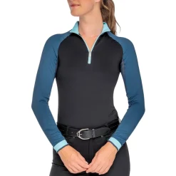 Kastel Denmark Color Block 1/4 Zip LS Shirt