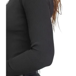 Kastel Denmark Crystal Zip Ribbed Sweater