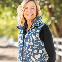 Kastel Denmark French Tulip Reversible Puffer Vest