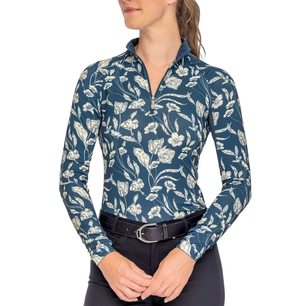 Kastel Denmark French Tulip 1/4 Zip LS Shirt