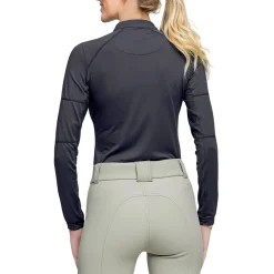Kastel Denmark Paneled Solid 1/4 Zip LS Shirt