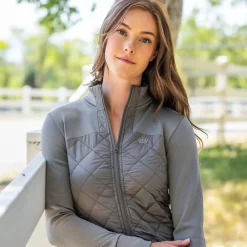 Kastel Denmark Slate Quilted Zip Jacket