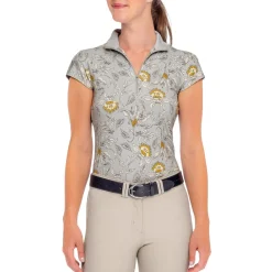 Kastel Denmark Vintage Jacobean Cap Sleeve Shirt
