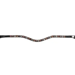 Kavalkade Burgundy Elastic Loop Browband