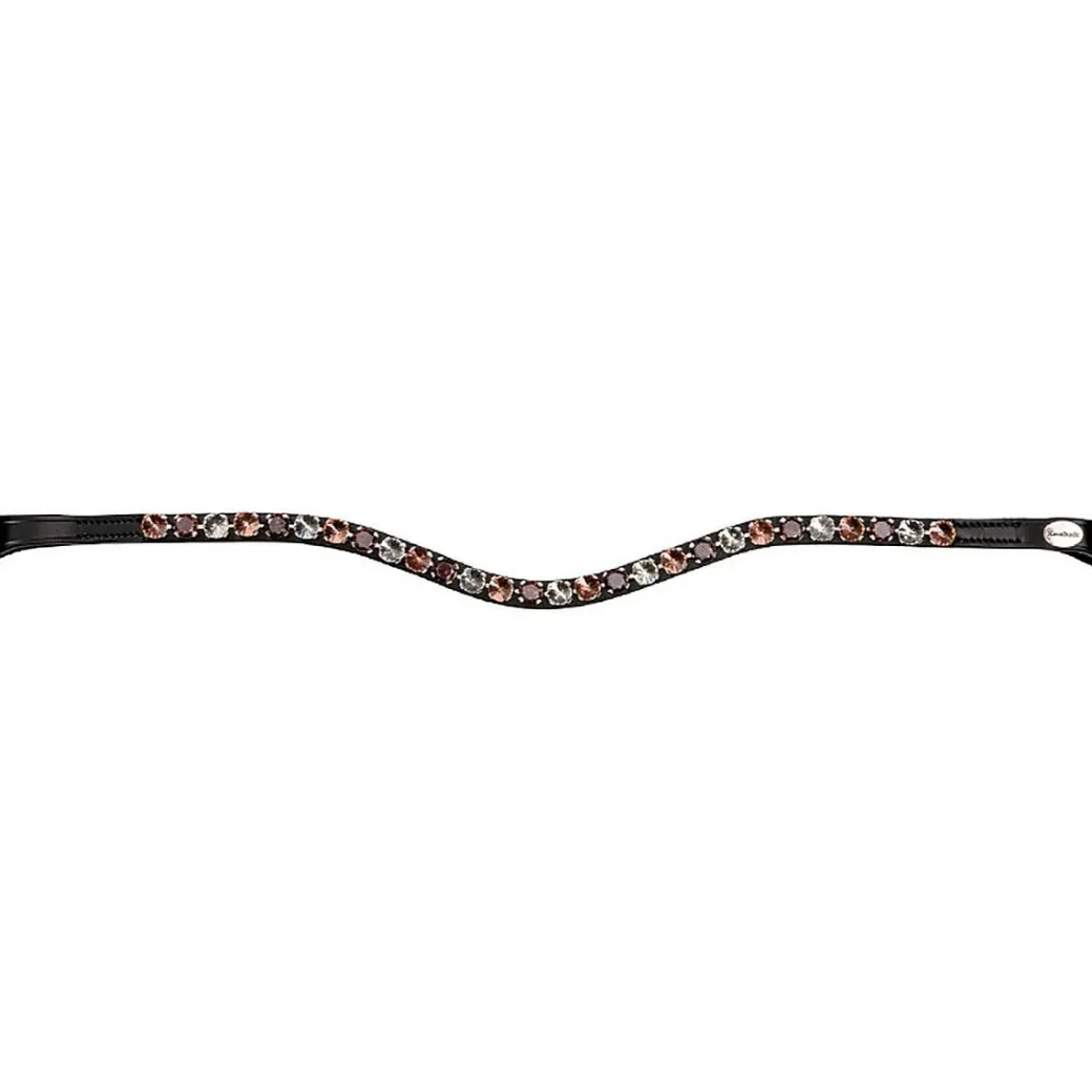 Kavalkade Burgundy Elastic Loop Browband