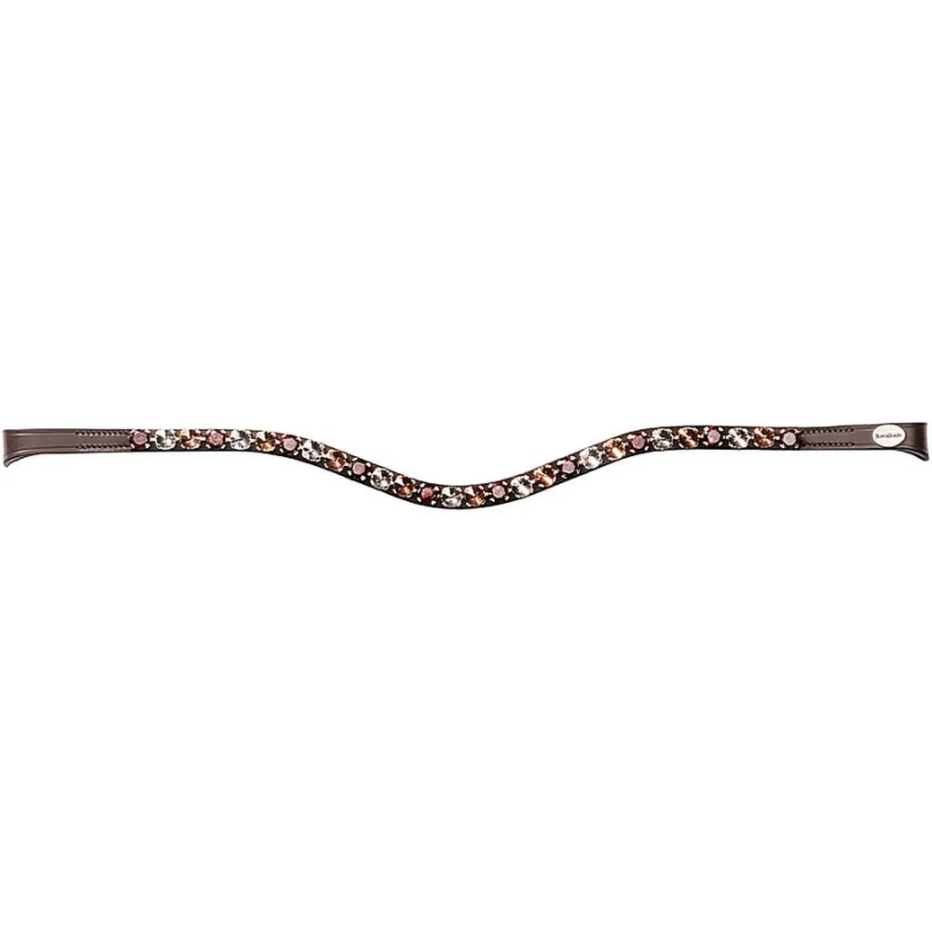 Kavalkade Burgundy Elastic Loop Browband
