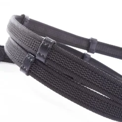 Kavalkade Rolled Rubberized Reins with Stops