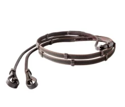 Kavalkade Rolled Rubberized Reins with Stops