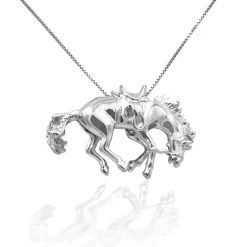 Kelly Herd Bucking Bronc Pendant