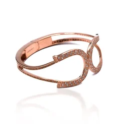 Kelly Herd Double Horseshoe Bangle Bracelet