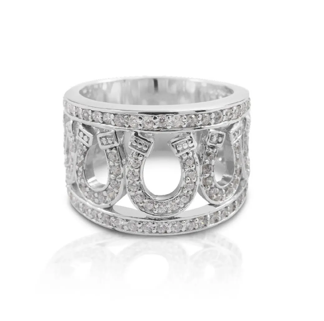 Kelly Herd Seven Horseshoe Ring