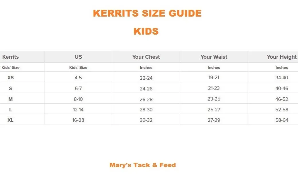 Kids Kerrits Ice Fil Tights Full Seat