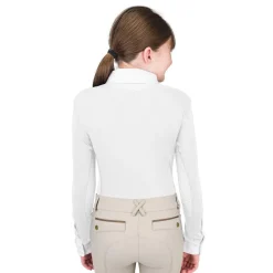 Kids Ovation Long Sleeve Polo Show Shirt