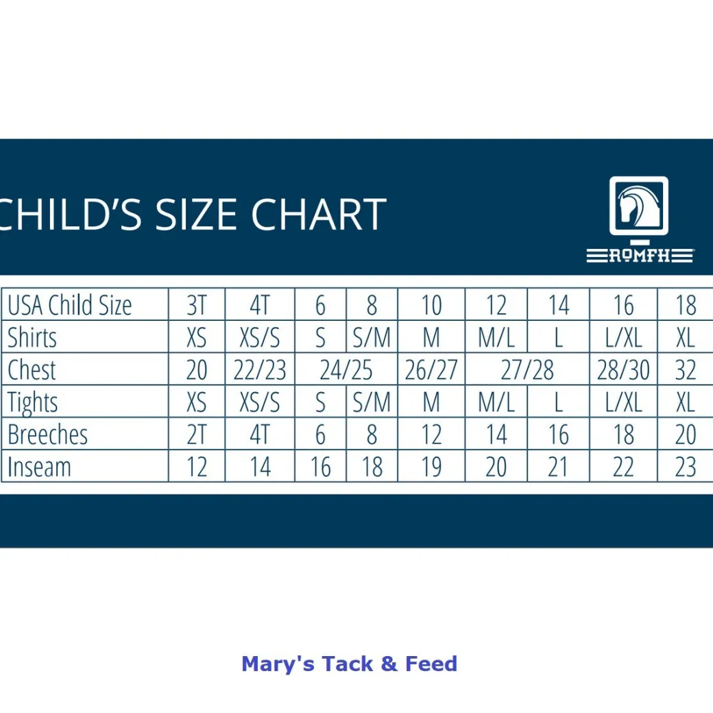 Kids Romfh Half Zip Long Sleeve Sun Shirt