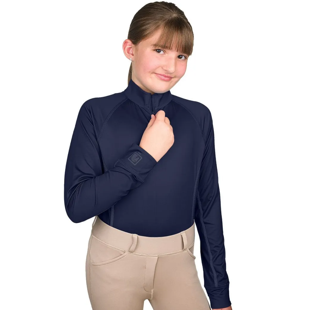 Kids Romfh Half Zip Long Sleeve Sun Shirt