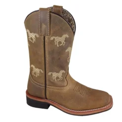 Kids Smoky Mountain Horse Embroidery Boots