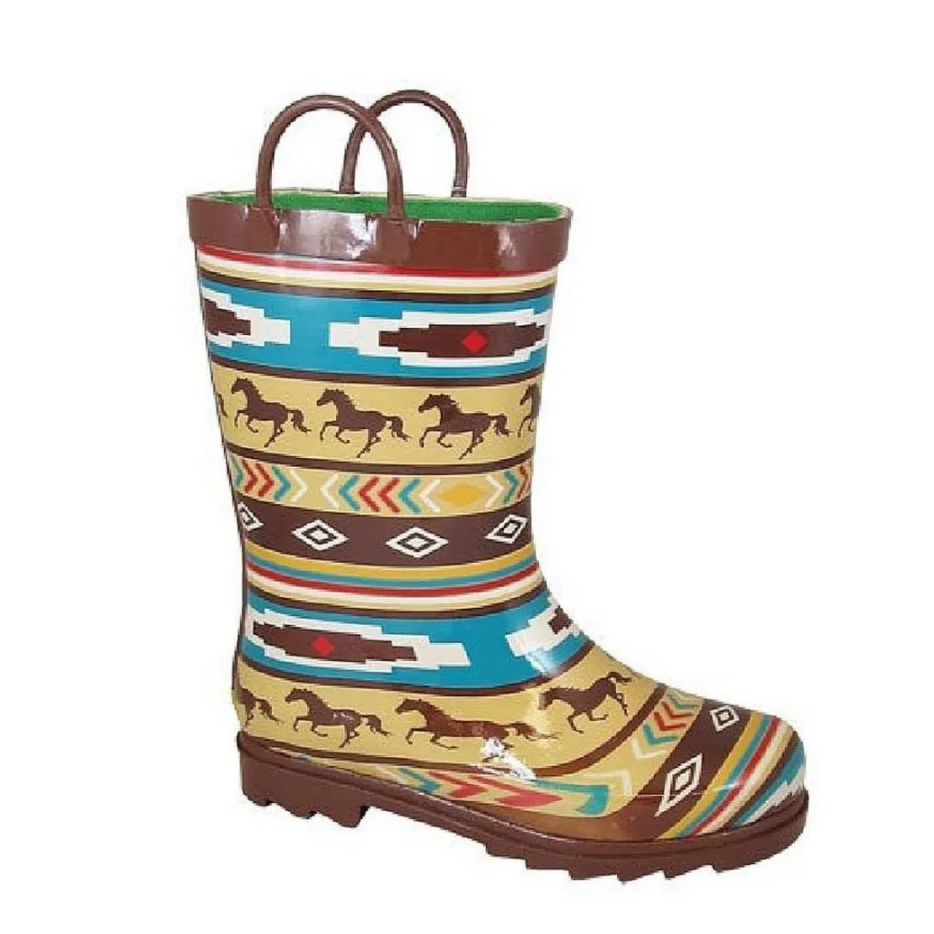 Kids Smoky Mountain Rubber Rain Boots