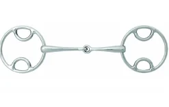 Korsteel Jointed Beval Loose Ring Snaffle