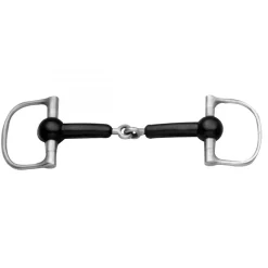 Korsteel Soft Rubber Snaffle Dee Pony Bit