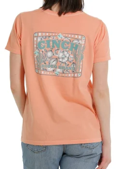 Ladies Cinch Rodeo Brand Tee Short Sleeve