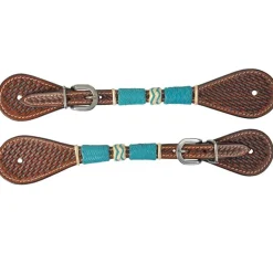 Ladies Circle Y Turquoise Round Up Spur Straps