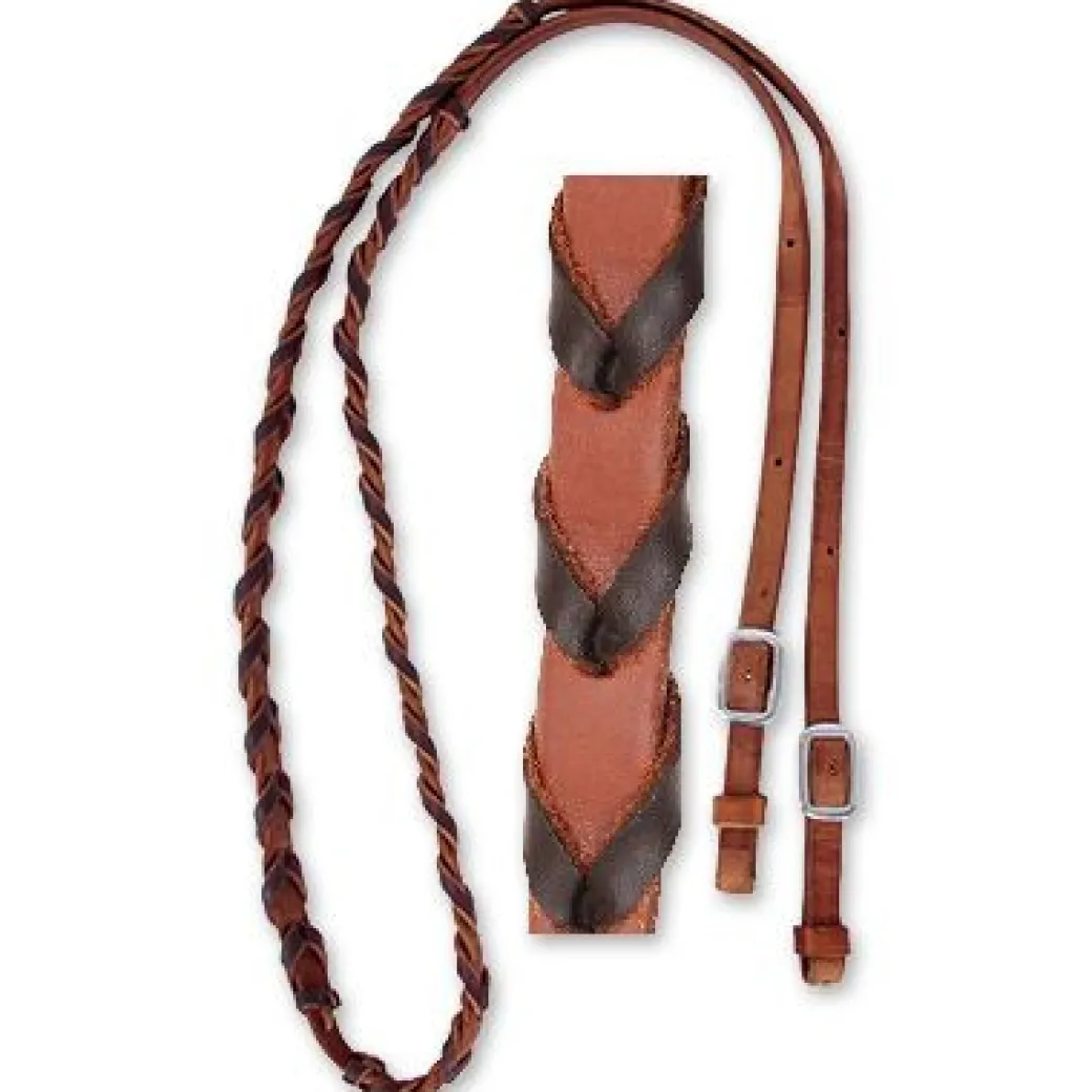 Latigo Laced Barrel Rein