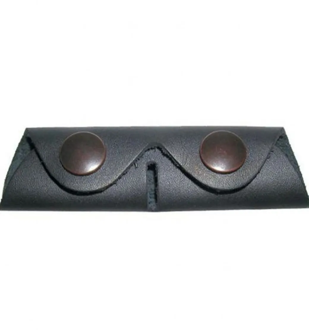 Leather Curb Chain Guard
