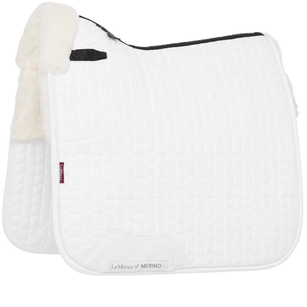 LeMieux Merino+ Half Lined Suede Dressage Pad