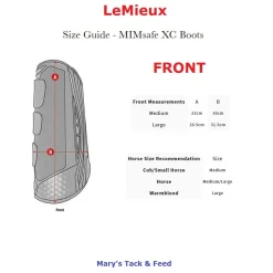 LeMieux MIMsafe XC Boots Front