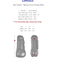 LeMieux Motion Cool Tendon Boots