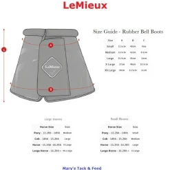 LeMieux Rubber Bell Boots