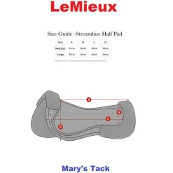 LeMieux Streamline Half Pad