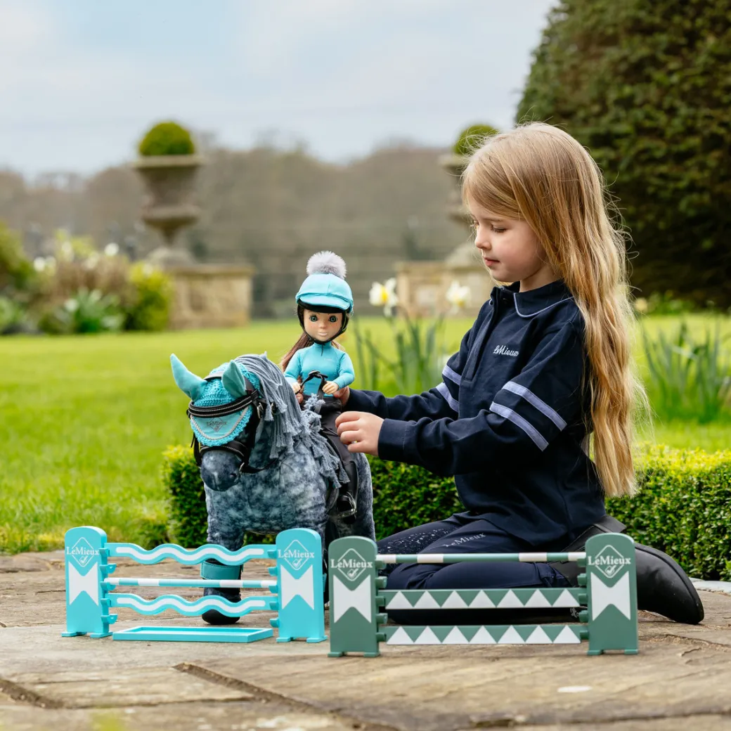 LeMieux Toy Pony Jump Set Azure/Sage