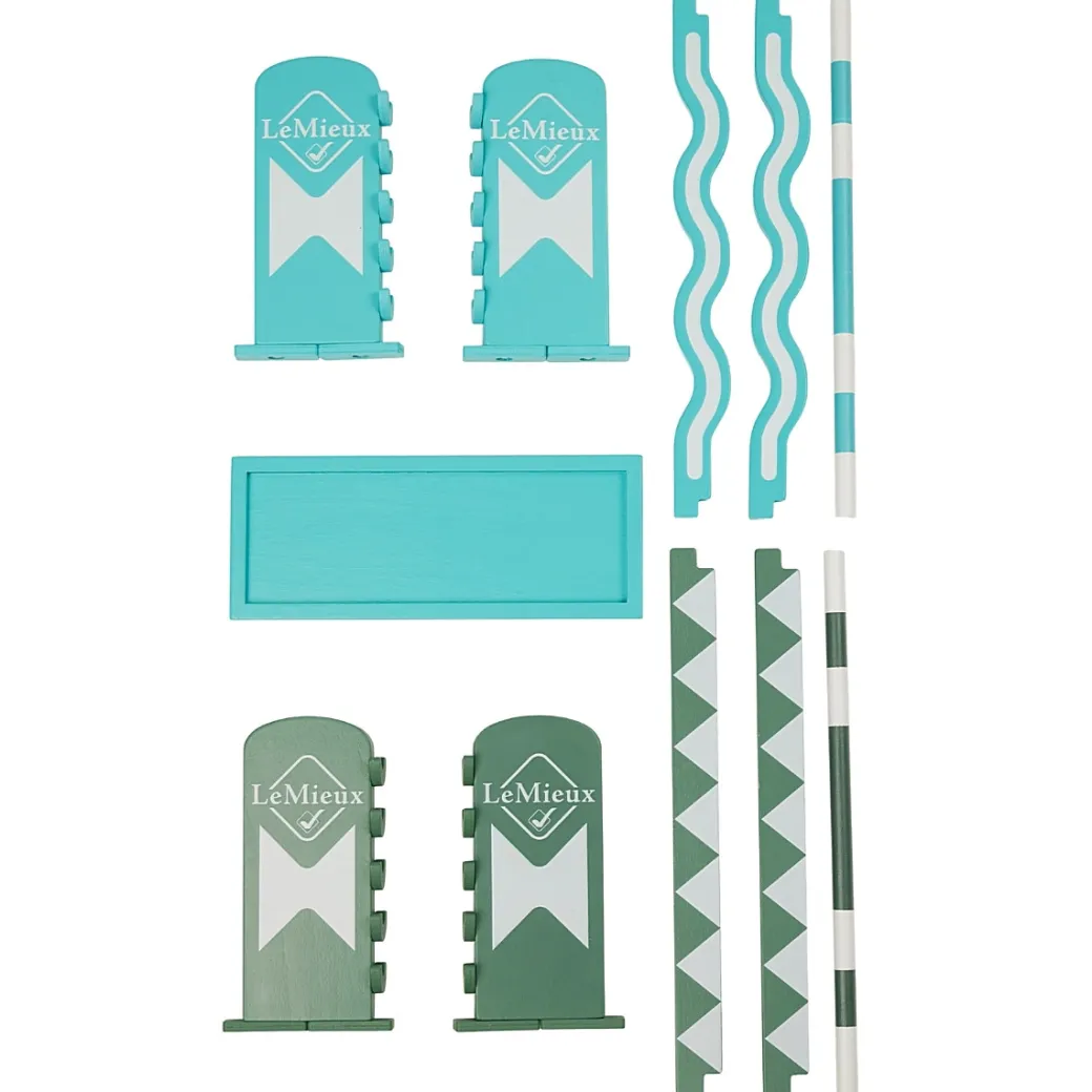 LeMieux Toy Pony Jump Set Azure/Sage