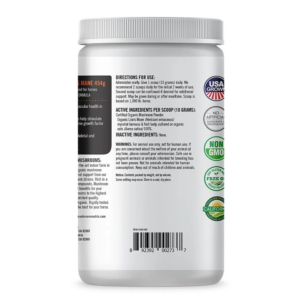 Lion's Mane Equine Matrix