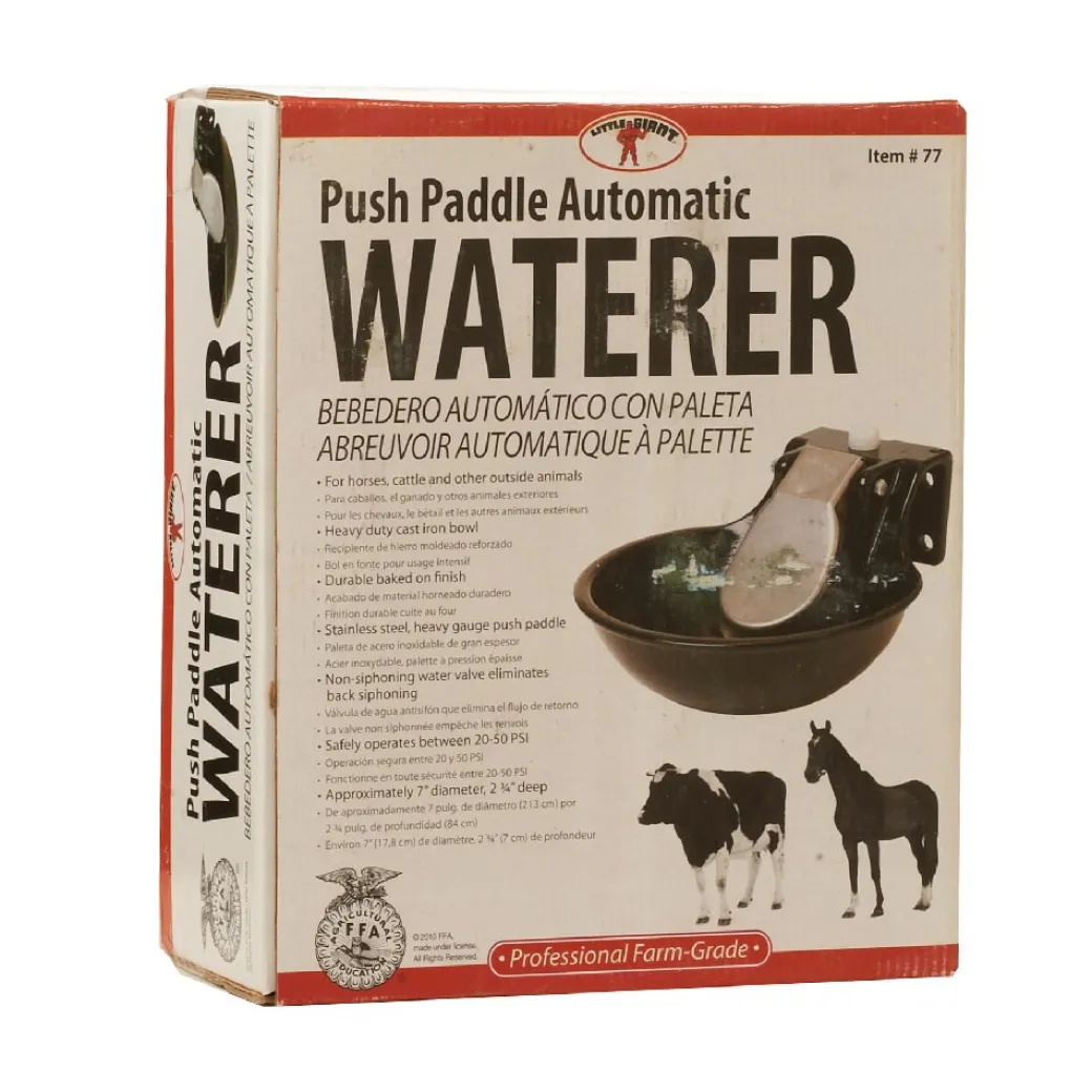 Little Giant Push Paddle Automatic Waterer