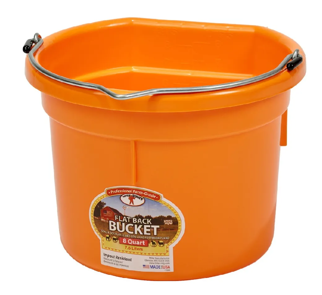 Little Giant 8 Quart Flat Back Bucket