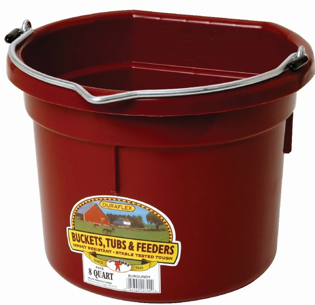 Little Giant 8 Quart Flat Back Bucket