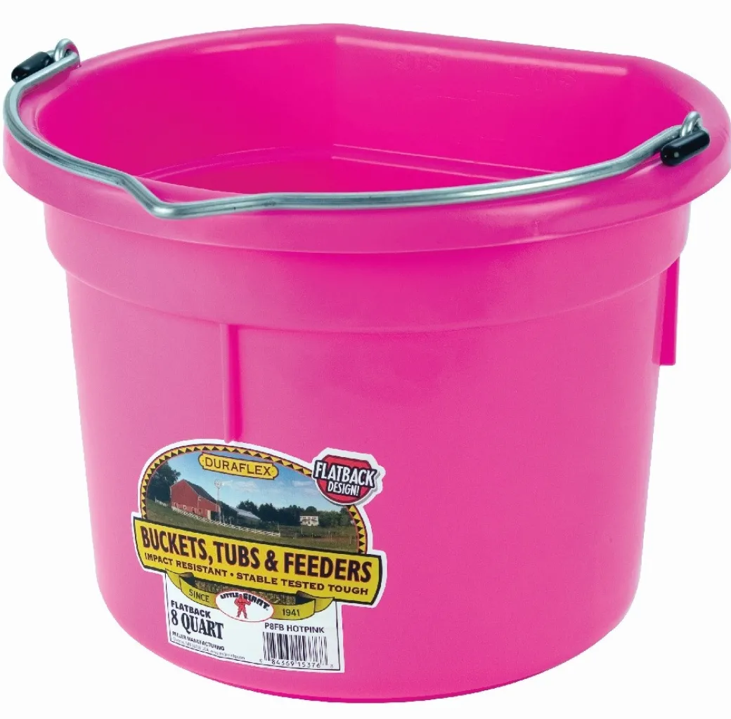 Little Giant 8 Quart Flat Back Bucket