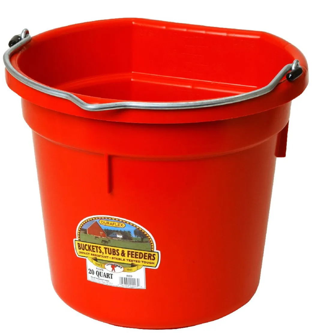 Little Giant 20 Quart Flat Back Bucket