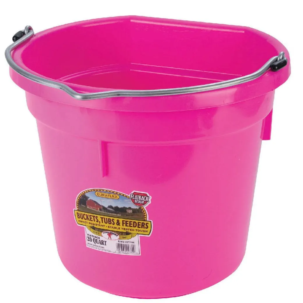 Little Giant 20 Quart Flat Back Bucket