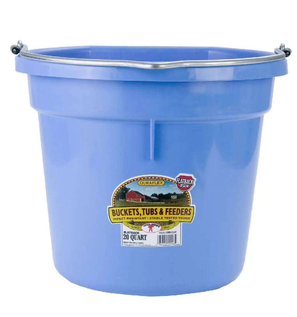Little Giant 20 Quart Flat Back Bucket