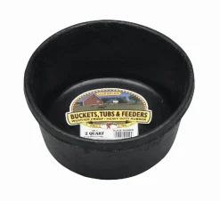 Little Giant 2 Quart Rubber Feed Pan