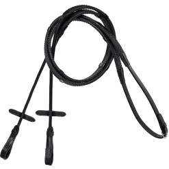 Lumiere Rubber Rolled Reins + Stops