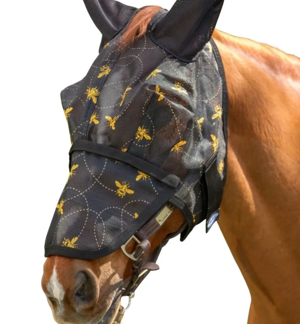 Mackey Bee Mine Fly Mask Ears & Detach Nose