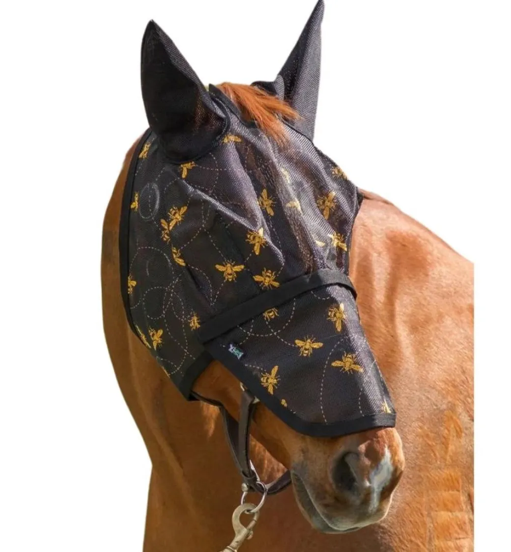 Mackey Bee Mine Fly Mask Ears & Detach Nose