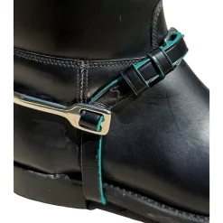 Mackey Equine Color Edge Leather Spur Straps