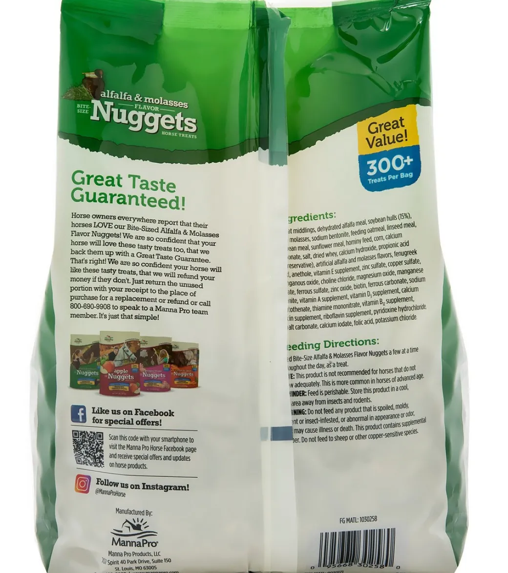 Manna Pro Bite-Size Nuggets Horse Treats