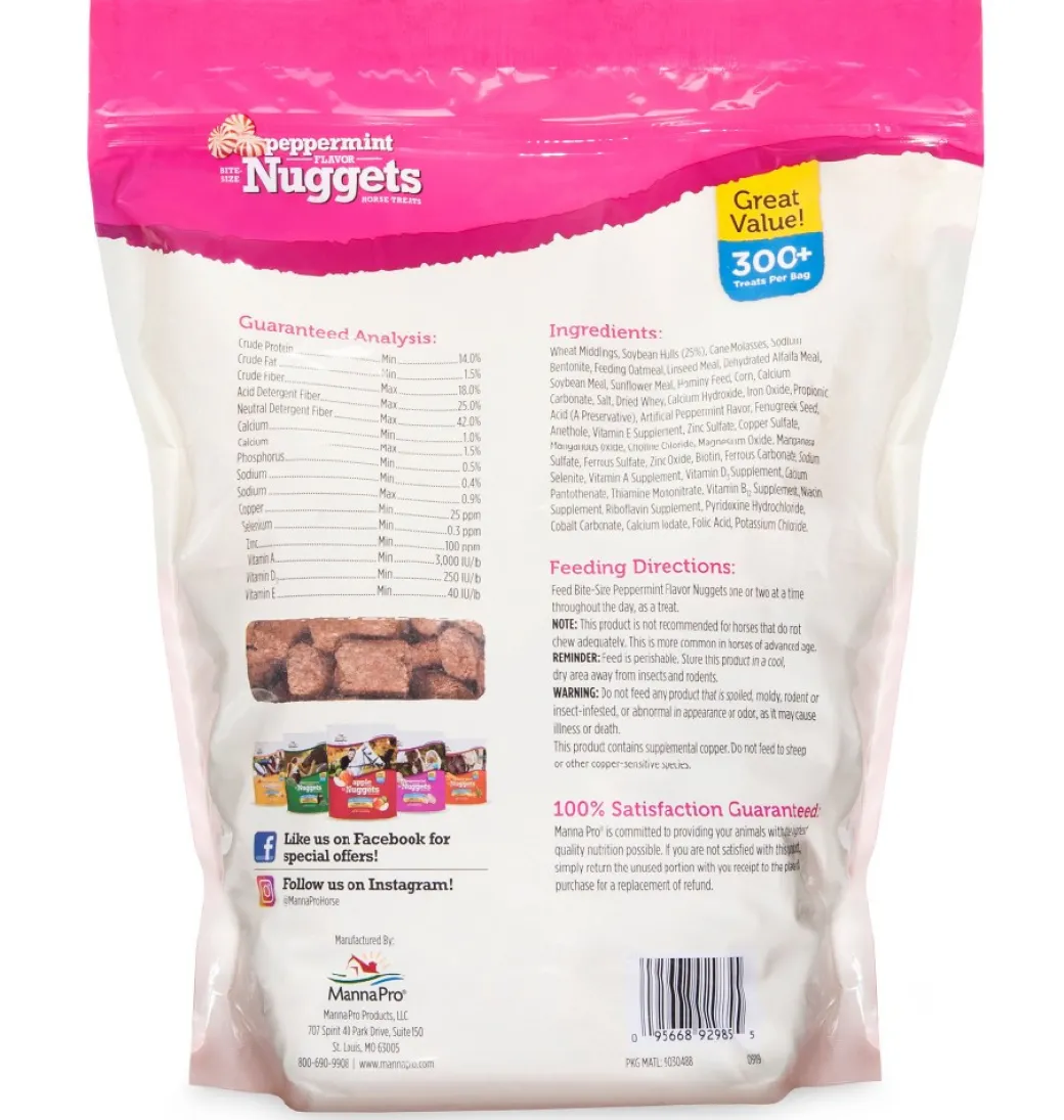 Manna Pro Bite-Size Nuggets Horse Treats