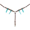 Martin Saddlery Antique Dots & Turquoise Ties Breast Collar